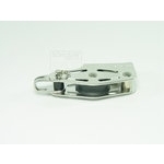 Niederholer Block Mit V Klemme 6mm 1 Rolle + BÜgel Gleitlager